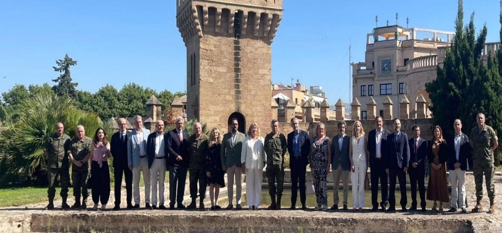 Spotkanie dowódcy generalnego Balearów z korpusem konsularnym